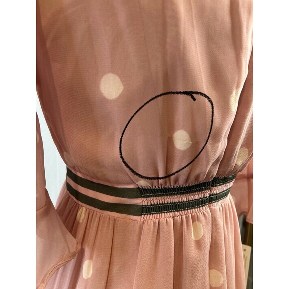 NWT Anthro Gal Meets Glam Finley Tiered Polka Dot Midi Dress Size 0 Petite - Picture 5 of 12